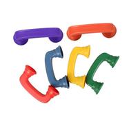 HANABASS 6pcs Plastic Reading Phones for Adults Interactive Speech Therapy Lightweight Design for Classroom Learning Enhances Pronunciation and Communication Skills