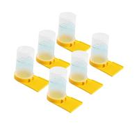 HANABASS 6Pcs Professional Bee Water Feeder Durable Beekeeping Tool for Hive Care Easy Observation Installation Essential Water Dispenser for Summer Spring Use