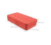 HANABASS 6pcs Red Foam Bricks Jumbo Building Blocks Movie Props for Film Stage Tricks Reusable Lightweight Miniature Bricks for Halloween Pranks and Construction Play