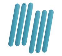HANABASS 6Pcs Silicone Slap Bracelets for Kids Assorted Colors Fun Party Favors for Arts and Crafts Lightweight Wristbands for Events and Celebrations