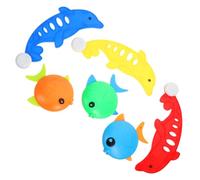 HANABASS 6Pcs Underwater Pool Diving Fish for Dolphin Fish Playthings Water Resistant Summer Swimming Pool Games for Boys Fun Diving Teaching Tools