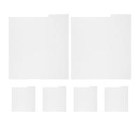 HANABASS 6pcs Vinyl Record Separation Cards DIY Album Dividers Writable Record Separators CD DVD Media Book Shelf Organization