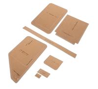 HANABASS 7pcs Brown Kraft Paper Leather Bag Template for DIY Leather Pattern Making with Accurate Cut and Sewing Marks Rounded Paper Sample Edges Prevents Curling Suitable for Outdoor Bag