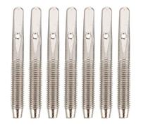 HANABASS 7PCS Zither Pins for Lyre Harp Durable Metal String Fixing Accessories with Serrated Grip for Easy Tension Essential Replacement for Worn Broken Pins
