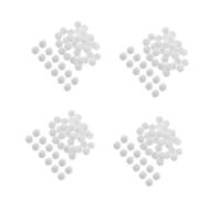 HANABASS 800 pcs White Mini Pom Poms for Crafting Elastic Polyester Puff Balls for DIY Creative Arts Holiday Decorations Fine Motor Skill Development Solid Color Craft Supplies