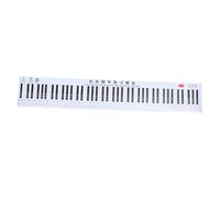 HANABASS 88 Key Piano Keyboard Practice Paper Chart with Anti-ink Pvc Material and Reasonable Key Spacing, Removable Sticker for Beginners and Students Piano Practice and Teacher Teaching