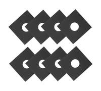 HANABASS 8pcs Anti-static Vinyl Record Protector Sleeves Double-layer Kraft Paper Vinyl Record Bags Replacement Jackets for Music Album Storage