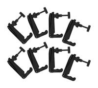 HANABASS 8Pcs Black Metal Violin Fine Tuning Adjusters 3/4-4/4 Violin String Accessories for Acoustic Music-Making Precision Tuning Tools for Amateur and Professional Players