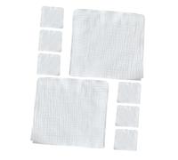 HANABASS 8pcs Burp Cloths Muslin Washable Cotton Soft Absorbent Washcloths for Newborn Breathable Reusable Burp Rags for Everyday Use