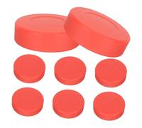 HANABASS 8pcs Matte Floor Hockey Pucks PVC Training Balls for Indoor Gym Practice Non-reflective Sport Equipment Recreational Drill Accessories