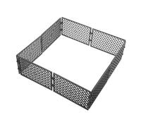 HANABASS 8pcs Miniature Fence Models Dense Mesh Prison Enclosure Micro Landscape Ornaments DIY Scene Layout Decor for Dollhouse and Military War Settings