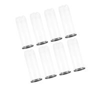 HANABASS 8pcs Tennis Storage Barrel Tennis Balls Pickleball Canister Pickleball Storage Canister Baseball Bottle Ball Holder Plastic Transparent Pvc