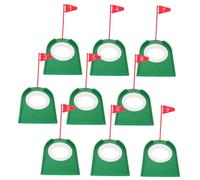 HANABASS 9pcs Golf Putting Cup with Flag Portable Training Aid for Indoor Outdoor Practice for Improving Putting Skills Office