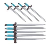 HANABASS 9pcs Inflatable Pirate Swords for Soft Blow-up Play Fighting Props Space-saving Design for Birthday Parties Cosplay Halloween Outdoor Group Activities