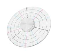 HANABASS Acrylic Clay Easy Transportation and Storage Decorating Disc Tool with Precision and Accuracy Round Equal Dividing Template for Pottery for Artists on The Go for Ceramic Art