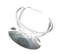 HANABASS Acrylic Elevated Pet Bowl Design for Cats Dogs Smooth Surface for Easy Cleaning Anti-skid Base for Stability Improves Eating Posture Dog Food Pet Drinking Bowl White Color