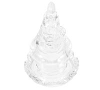 HANABASS Acrylic Stupa Buddhist Tower Model with Simple Artistic Design Wear Resistant Practical Features Unique Creative Style Bedroom Decor