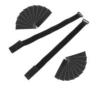 HANABASS Adjustable Anti-slip Hook and Loop Boot Fasteners 20pcs with Adhesive Backing 25x400mm Boot Stability Straps for Fall-off Prevention Accessories