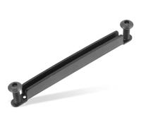 HANABASS Adjustable Height Folk Guitar Bridge Using Tool in Black Metal with Fine Workmanship for Guitarists and Musicians, Guitar Accessory for Bridge Adjustment and Setup