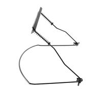 HANABASS Adjustable Metal Harmonica Neck Holder Cradle with Neck Strap Handsfree Design Secure Fit for Various Harmonicas Musicians Instrument Display Stand