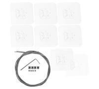 HANABASS Adjustable Metal Tv Anti-tip Safety Straps 42-inch, 2pcs with 8 No-Drill Adhesive Wall Mount Anchors for Proofing and Earthquake Protection, Secure Flat Screen Tvs to Wall, Stand,