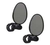 HANABASS Adjustable Rotatable Motorcycle Mirrors for Handlebar Acrylic Bike Rearview Reflective Mirrors Easy Quick Installation for Road Bikes Scooters and Motorcycles