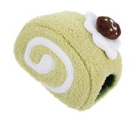 HANABASS Adorable Cotton Hamster Hideout Mini Winter Bed Warm Shelter Cute Swiss Roll Design for Hamsters Small Animals and Pets