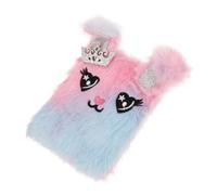 HANABASS Adorable Plush Cat Diary for Notebook with Smooth Liner Stationery for Students and Fluffy Writing Journal for Unique Experiences
