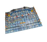HANABASS Airplane Model Toy Set for Boys and Girls Educational Static Assembly Airport Scene Control Tower Plane Model Toy for Creative Play and Learning