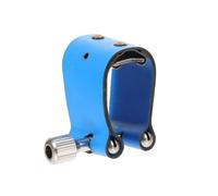 HANABASS Alto Saxophone Mouthpiece Ligature Clip Compact Artificial Leather Sturdy for Saxophone Players Blue Fastener