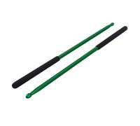 HANABASS Aluminium Alloy Drum Sticks for Drummer Exercises and Drum Pad Practice, Strong Anti-rust Drumsticks in Green to Help Build Strength