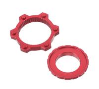 HANABASS Aluminum Bolt Disc Brake Hub Adapter for Bicycles Center Lock to Bolt Conversion for Old Bike Modernization Stable Installation for Enhanced Braking Performance