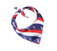 HANABASS American Flag Pet Bandana Large Triangle Dog Scarf with Pentagram Stripes Pattern Washable Saliva Towel Bib for Dog Accessories