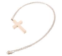 HANABASS Ashes Cross Necklace for Pet Ashes Keepsake Cremation Jewelry Memorial Jewelry Stainless Steel
