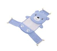 HANABASS Baby Bath Seat Support Mesh for Newborns with Strap Holding Bather, Breathable Pp and Cotton Material, Cartoon Design, Comfortable and Secure Baby Bathing Accessory for Home Use
