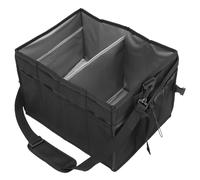 HANABASS BBQ Grill Organizer Storage Box with Strap Large Capacity Camping Tool Holder Portable Picnic Storage Case for Outdoor Backyard