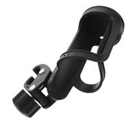 HANABASS Black Stroller Cup Holder Clamp for Wheelchair Bicycle Scooter Versatile Plastic Drink Bottle Holder Attachment for Easy Hydration Mobility Walkers and Motorcycles