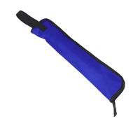 HANABASS Blue Oxford Cloth Drum Stick Holder Bag with Two Separate Compartments and Water-resistant Design for Storing Drumsticks, Featuring a Gripped Handle for Gig and Practice Sessions
