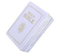 HANABASS Book Shaped and Pp Cotton Plush Pillow with Openable Design Bible