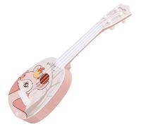 HANABASS Boy Girl's Left-handed Ukulele Toy for Beginners Educational Musical Instrument for Boys Girls Early Learning Girl Bright Color Design for Creative Play