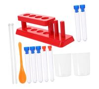 HANABASS Boys and Girls Test Tube Rack Scientific Experiment Toys for Boys and Girls Stem Educational Toy Test Tube Holder Measuring Cup Kit