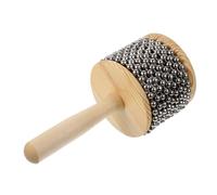 HANABASS Cabasa Handheld Wooden Instrument Small Percussion for Portable and Safe Enhances Musical Skills for Parties and Music Education