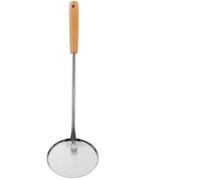 HANABASS Cake Making Spoon Frying Food Spoon Stainless Steel Comfortable Handling Suspend Storage Simple Design Chic Style Kitchen Cooking Utensil for Birthday and Holidays Assorted Style