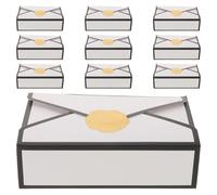 HANABASS Candy Boxes Paper Envelope Shaped 16pcs Wedding Favor Boxes Vintage European Style with Beautiful Sealing Detail Protecting Sweets and Versatile for Anniversaries and Party