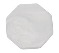 HANABASS Ceramic Cooling Plate for Small Pets - Chilling Stone Pad for Hamsters, Rats & Chinchillas, Reusable Ice-Free Pet Cool Mat for Summer, Non-Toxic Cage Bed Accessory (White, 10x15cm)
