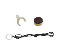 HANABASS Clarinet Thumb Rest Plastic Nylon Cushion Extra Support Comfortable Feel Musical Instrument Accessory with Lubricating Oil for Playing