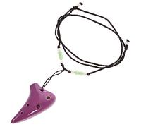 HANABASS Classical Ocarina Dolomite Mini Ocarina with Lanyard Easy to Learn Musical Supply for Beginner Practice and Performance Random Color