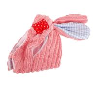 HANABASS Compact Lightweight Cat Bunny Hat with Rabbit Ears for Small Pets Breathable Easter Party Costume Cap for Cats and Tiny Dogs Pet Headwear for Festive Decor and