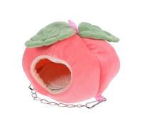 HANABASS Cotton Hamster Hammock for Winter Lovely Fruit Design Hanging Bed Cozy Nest for Dwarf Hamsters Rabbits Windproof Comfortable Sleep Bag