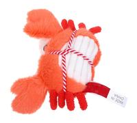 HANABASS Crab Stuffed Animal Tiny Kitten Teething Toys Chew Bell Toys Cat Playtime Companion for Birthday Christmas Homes Pets